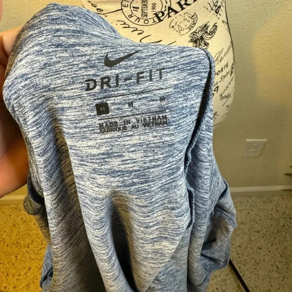 Nike Yoga Drape Cardigan Sweater Long Sleeve Gray Training Top Womens Size M - Picture 6 of 7